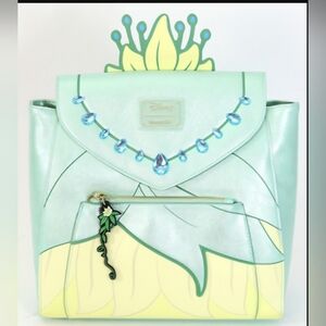 Loungefly Mint Green and Yellow Backpack